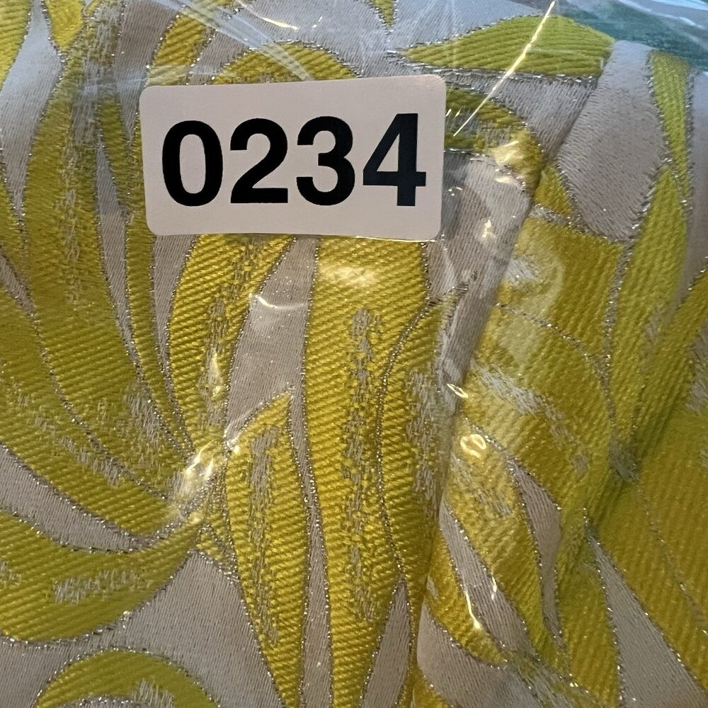 Intermix Bayley Jacket Womens Size Medium Printed Yellow Metallic Evening NWT - Picture 14 of 14